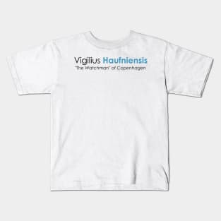 Soren Kierkegaard Vigilius Haufniensis Pseudonym Kids T-Shirt